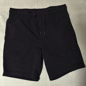 black sweat shorts
